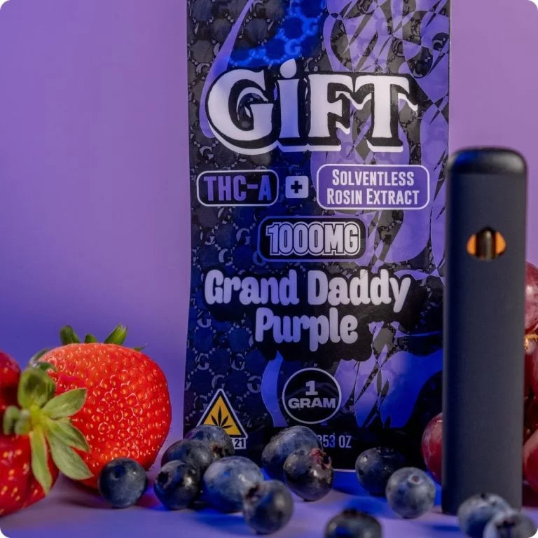 Delta-9 THC Grand Daddy Purple Disposable Vape