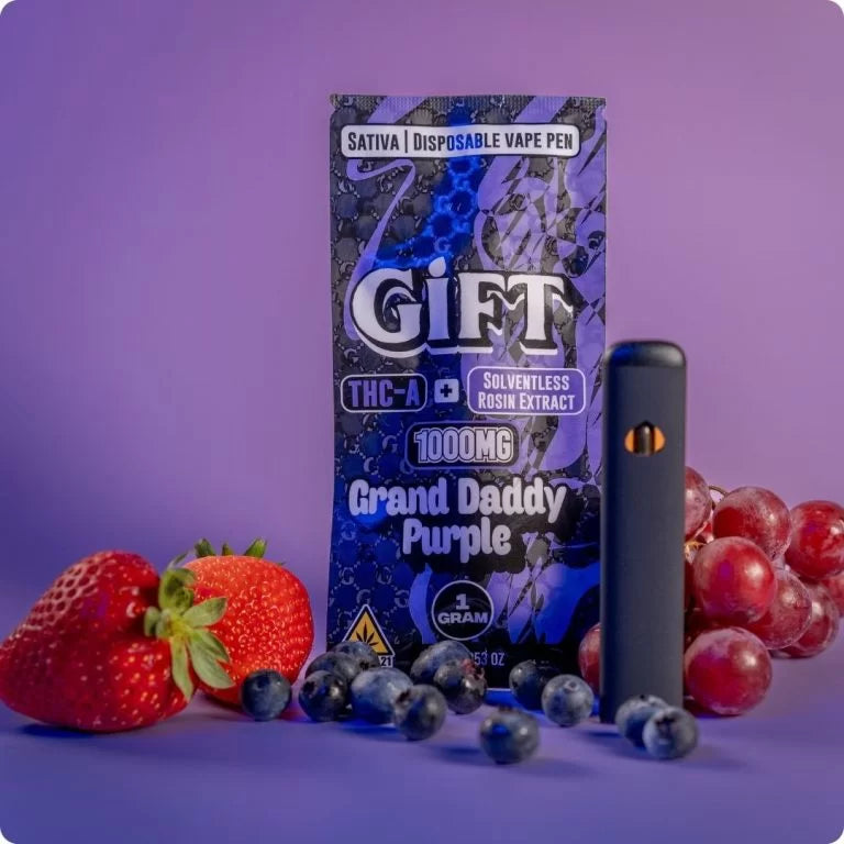 Delta-9 THC Grand Daddy Purple Disposable Vape